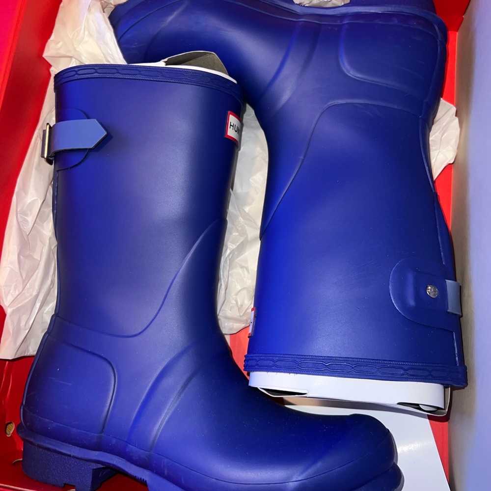 Hunter short rain boots